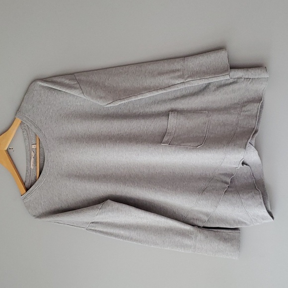 Soft Surroundings Tops - Soft Surroundings Gray Long Sleeve Tunic Sweatshirt Womens XL